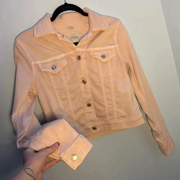 MK BUTTON DENIM JACKET - Picture 2 of 6